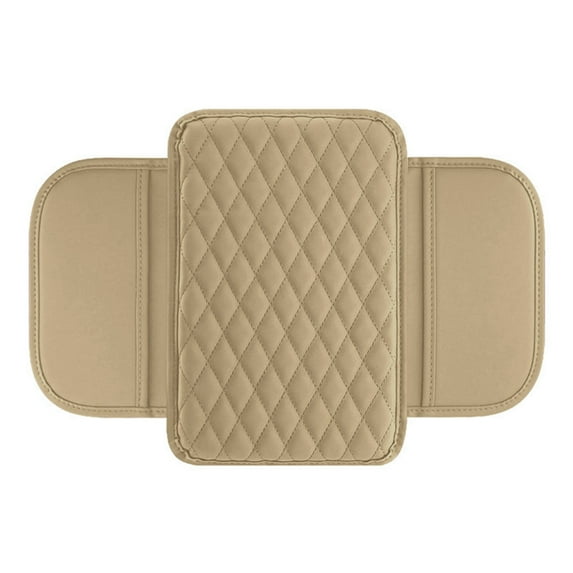 CanGong Upgraded Car Center Console Cover Microfiber Leather Car Armrest Cover Cushion With 2 Storage Bags Universal Car Armrest Storage Car Interior Accessories For Most Vehicles Cans for Cars Suv