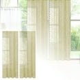 thumbnail image 1 of CanGonggg 100cm Wide X 250cm Long French Lace Window Curtain Semi Lace Curtain And Through Bar Curtain Panels Curtain for Shower Curtain Room Darkening Curtains 72 Inches Long Curtains for Bedrooms, 1 of 8