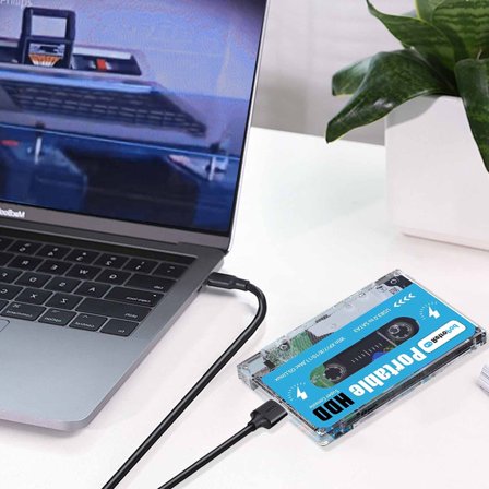 CanGonggg 500G Portable External Game Hard Drive With 55000+ Games Built In Suitable For Laptops/PC/Windows/(without Game Controller)