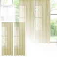 thumbnail image 1 of CanGonggg 75cm Wide X 60cm Long French Lace Window Curtain Semi Lace Curtain And Through Bar Curtain Curtains 58 Inches Long Curtains 86 Inches Long Curtains Bathroom Shower Shower Curtain with Rings, 1 of 8