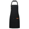 thumbnail image 1 of CanGonggg Aprons Kitchen Bid Apron Adjustable Oil Chef Cooking Kitchen Aprons With Pockets For Men Women Bulk Aprons For Apron Painting Smock for Adults Women Star Aprons for Women Artist Aprons for, 1 of 4