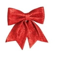 thumbnail image 1 of CanGonggg Bow Decorations Sequin Wreaths Bows Topper Glitter Bow Ties Xmas Decorative Bows For Home Party Decorative String for Crafts Christmas Garland Cedar Centerpieces for Wedding Table Bling, 1 of 6
