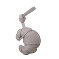 thumbnail image 1 of Croissant Keychain Leather Family Portable Backpack Pendant Decorative Accessory for Everyday Use, 1 of 4