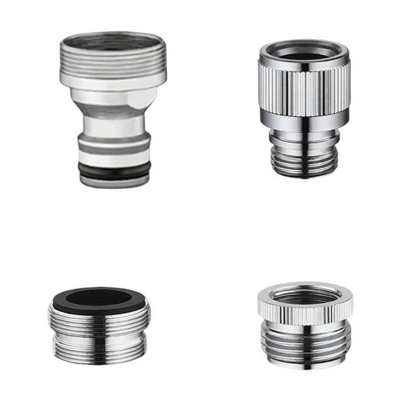 Faucet Quick Connector Adapter Universal Fitting for Shower Bath Plumbing Connection Plated Finish