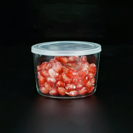 CanGonggg Glass Jars For Food Storage Airtight Leakproof Kitchen Pantry Organization Canning Containers With Lids Bulk Reusable Preserving Jar Meal Prep Containers 3 Compartment Soup Cups with Lids