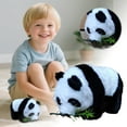 thumbnail image 1 of CanGonggg Lifelike Walking Panda With Automatic Movement For Kids Stuffed Animal Boy Easter Interactive Talking for Toddlers Easter Chicken That Lays Eggs Rubber Doll Noise for Kids Musical Eggs for, 1 of 7