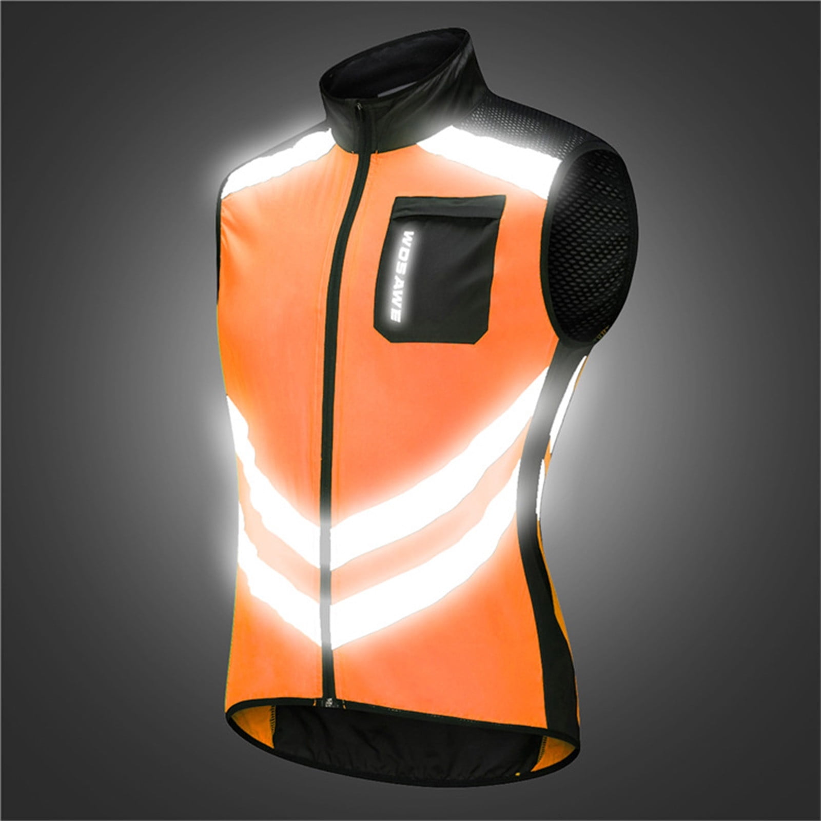 CanGonggg Men's Lightweight Soft Vest Windproof Sleeveless Jacket Travel Hiking Running Cycling Clothes Long Sleeve Shirt Men Cycling Shirts for Men Cycling Clothes for Men Cycling Shirt Biking T