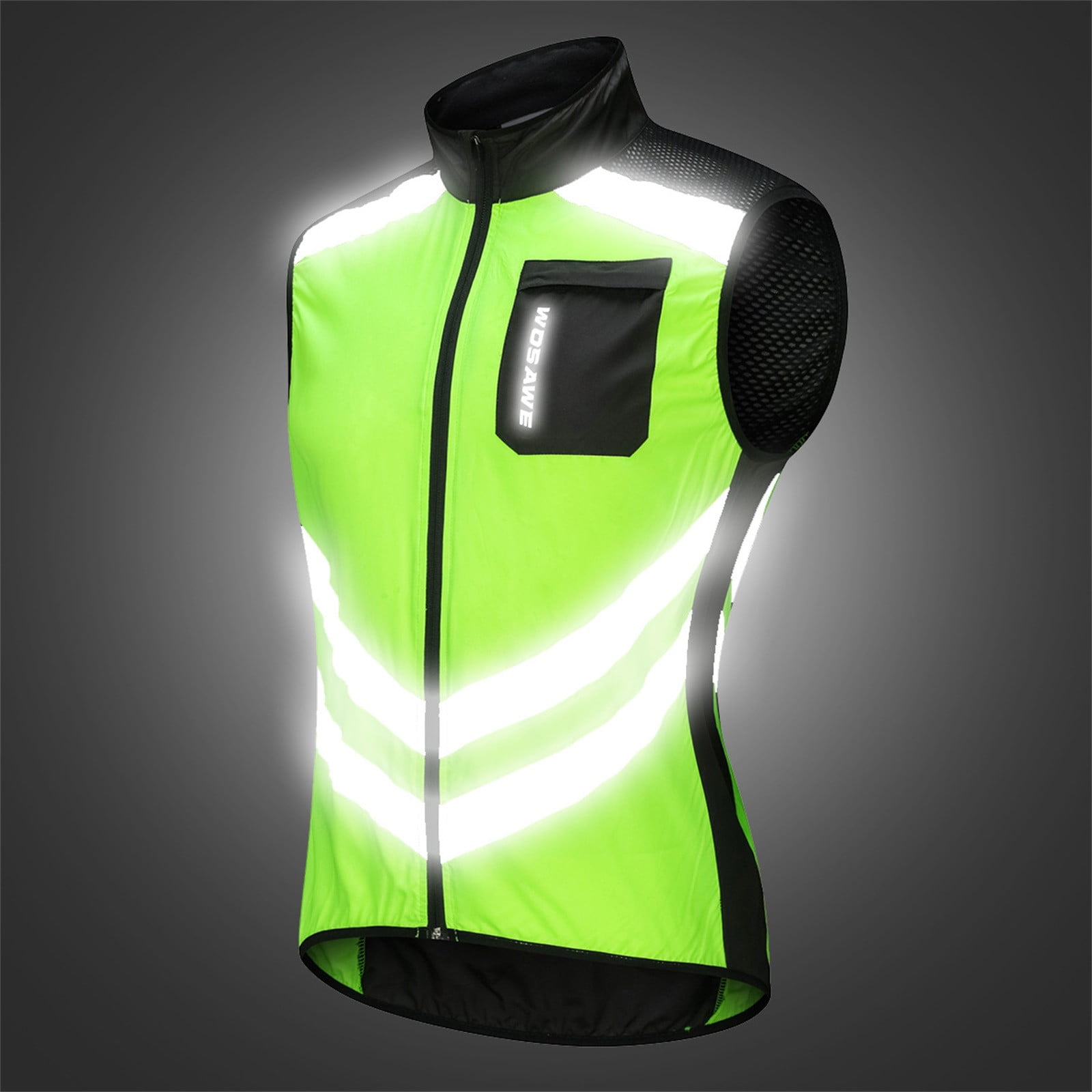 CanGonggg Men's Lightweight Soft Vest Windproof Sleeveless Jacket Travel Hiking Running Cycling Clothes Long Sleeve Shirt Men Cycling Shirts for Men Cycling Clothes for Men Cycling Shirt Biking T