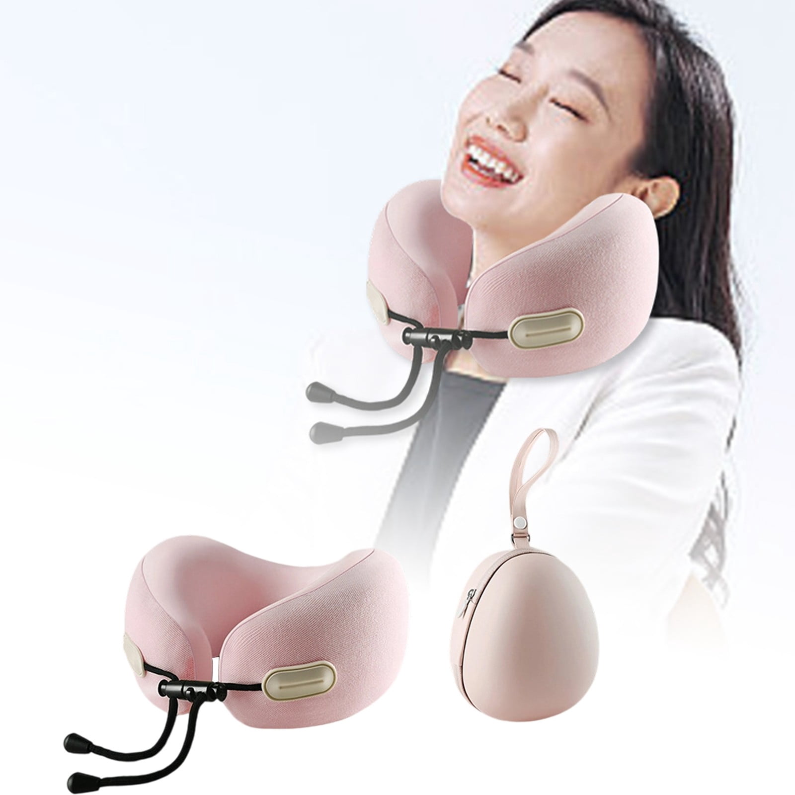 CanGonggg Travel Pillow With Storage Convenient And Easy To Store Suitable For Travel And Camping Pillowcases with Zipper Small Satin Pillowcase Silk Pillowcase Hair Beauty Silk Pillowcase Pillowcase