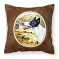 thumbnail image 1 of Canaan Dog Fabric Decorative Pillow, 1 of 1