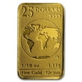 thumbnail image 1 of Canada 1/10 oz Gold $25 Bar BU Random Year, 1 of 2