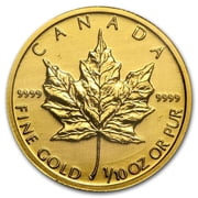Canada 1/10 oz Gold Maple Leaf Random Year