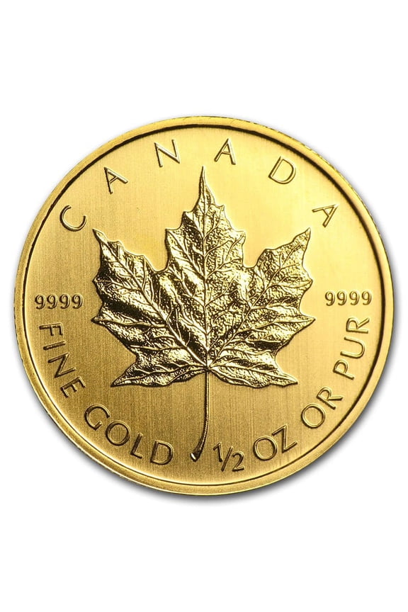 Canada 1/2 oz Gold Maple Leaf (Random Year)