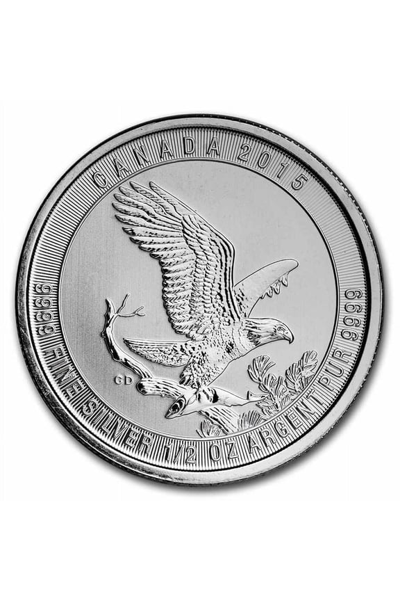 Canada 1/2 oz Silver $2 BU (Random Year)