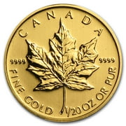 Canada 1/20 oz Gold Maple Leaf Random Year