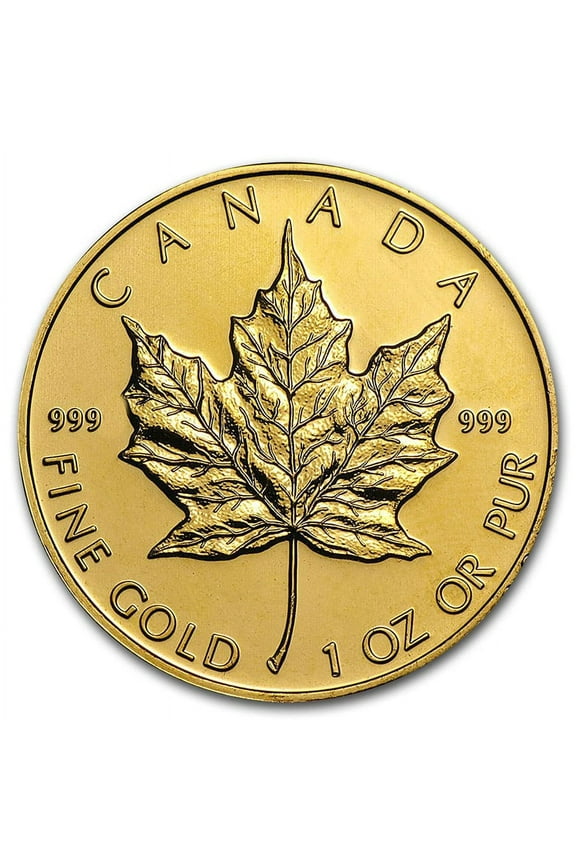 Canada 1 oz Gold Maple Leaf .999 Fine (Random Year)