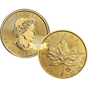 Canada 1 oz Gold Maple Leaf .9999 Fine Random Year