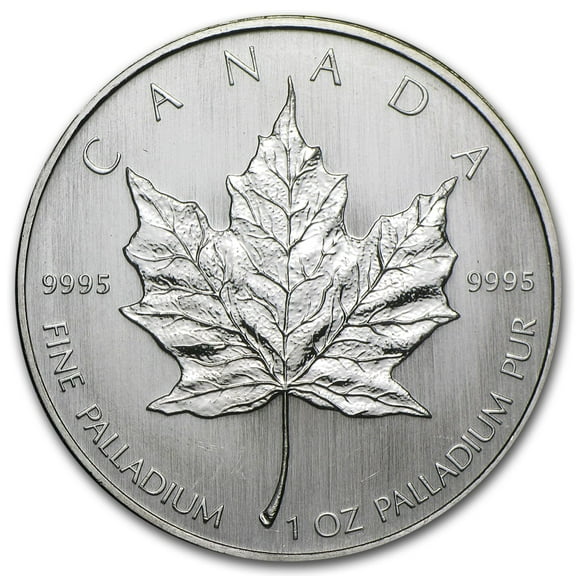 Canada 1 oz Palladium Maple Leaf BU (Random Year)