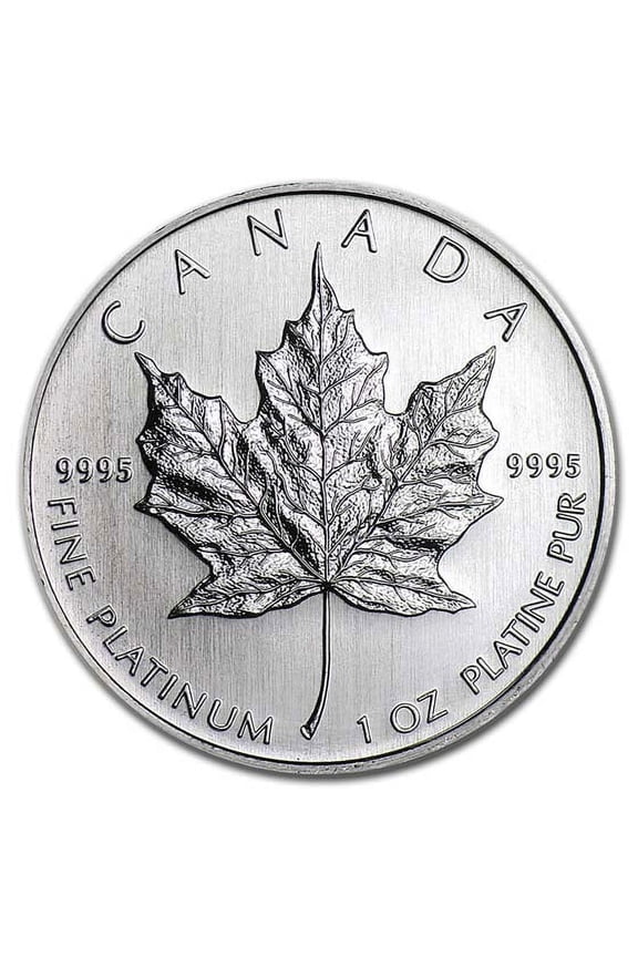 Canada 1 oz Platinum Maple Leaf BU (Random Year)