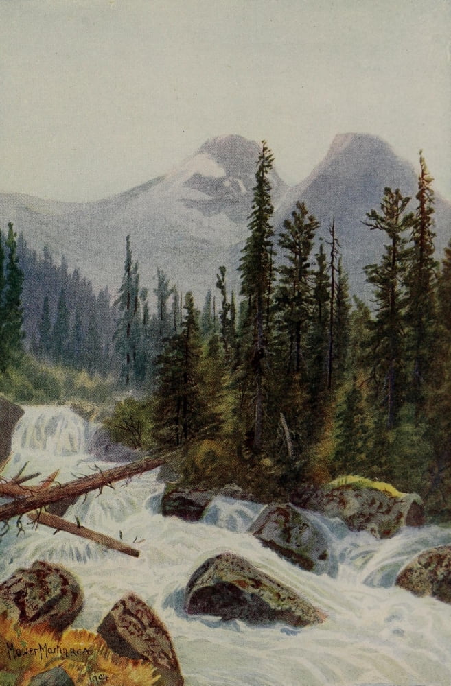 Canada 1907 Glacier Crest Canvas Art - T Mower Martin (24 x 36)