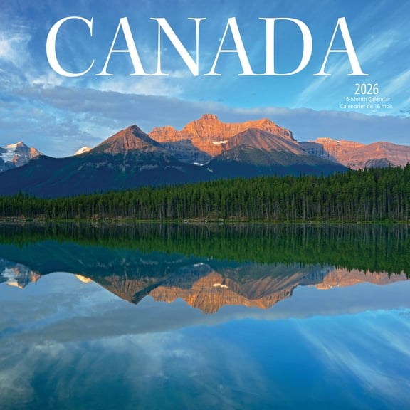 Canada | 2026 12x24" (Hanging) Square Wall Calendar