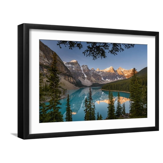 Canada, Alberta, Banff National Park, Moraine Lake at sunrise. Framed Photographic Print by Yuri Choufour, 18" x 12", Sold by Art.com