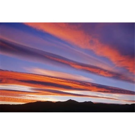 Canada Alberta Burmis Sunset Over the Canadian Rocky Mountains Poster Print by Jaynes Gallery