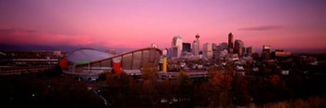Canada Alberta Calgary Canvas Art - Panoramic Images (37 x 12)