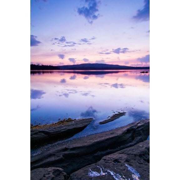 Canada BC Salt Spring Island Southie Point Dawn Canvas Art - Rob Tilley DanitaDelimont (18 x 27)