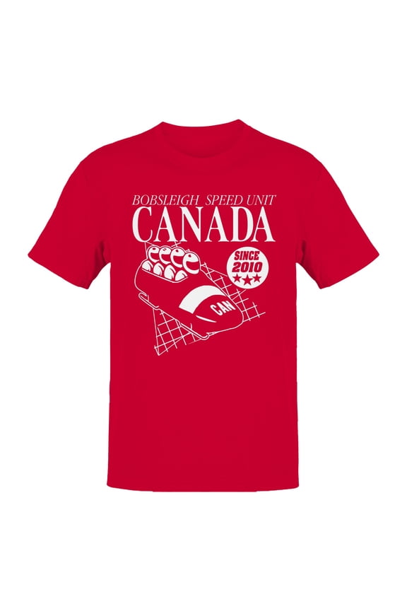 Canada Bobsleigh Speed Unit 2010 Men's T-shirt