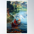 thumbnail image 1 of Canada By B.O.A.C - Vintage Travel Poster Wall Art, Modern Wall Decor For Living Room Bedroom, 12x18 UNFRAMED, 1 of 2