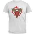 thumbnail image 1 of Canada Canadian Maple Leaf Moose Sports Paint Hockey Mens T Shirt White LG, 1 of 1