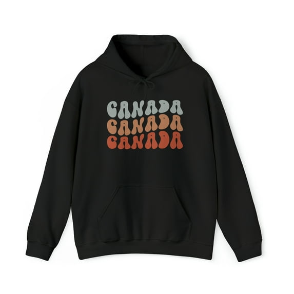 Canada Canadian Pride Moving Away Retro Hoodie, Gifts, Hooded Sweatshirt