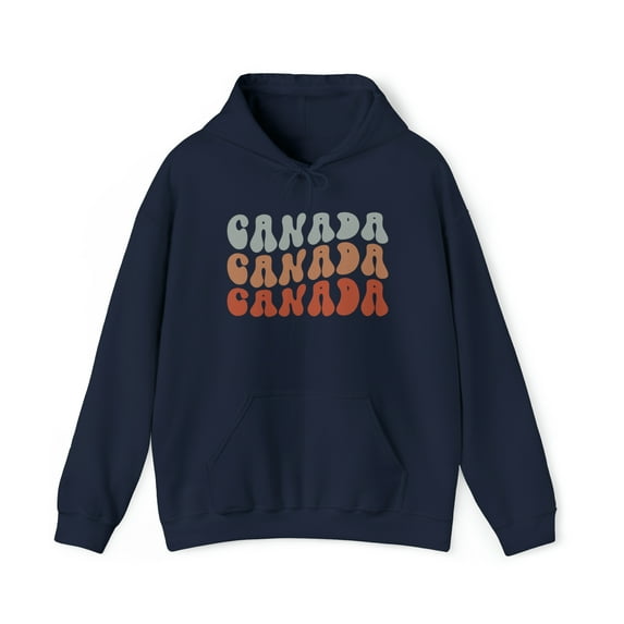 Canada Canadian Pride Moving Away Retro Hoodie, Gifts, Hooded Sweatshirt