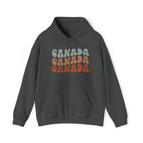 Canada Canadian Pride Moving Away Retro Hoodie, Gifts, Hooded Sweatshirt