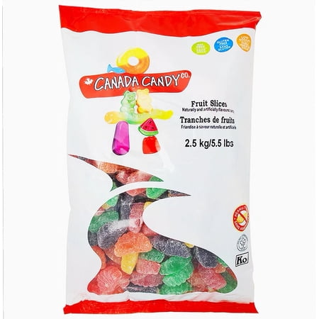 Canada Candy Assorted Gummies, Bulk Bag 2.5 kg (5.5 lbs)