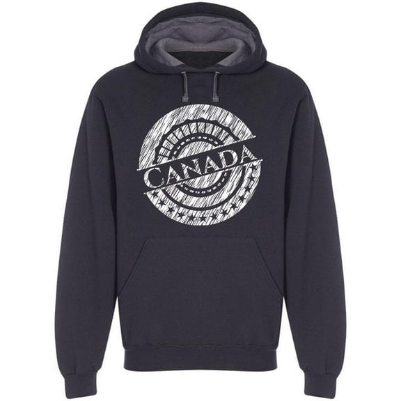 Canada Chalkboard Emblem Hoodie Men -Image by Shutterstock, Male x-Large