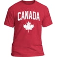 thumbnail image 1 of Canada Day Canadian Flag Maple Leaf T-Shirt Vintage Mens, 1 of 4