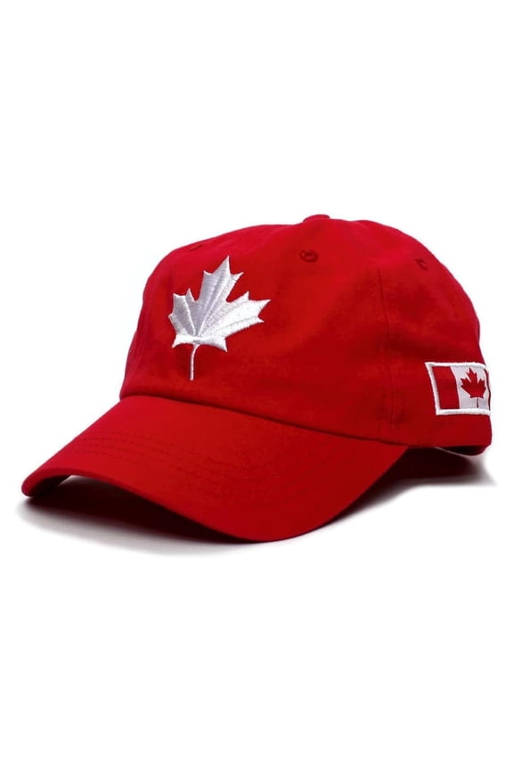 Canada Dad Hat Canadian Maple Leaf Flag Embroidered Unisex Adult Medium-X-Large
