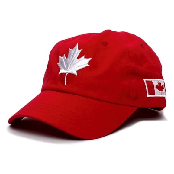 Canada Dad Hat Canadian Maple Leaf Flag Embroidered Unisex Adult