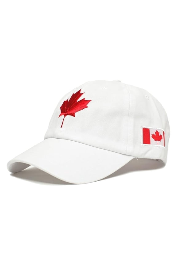 Canada Dad Hat Canadian Maple Leaf Flag Embroidered Unisex Adult