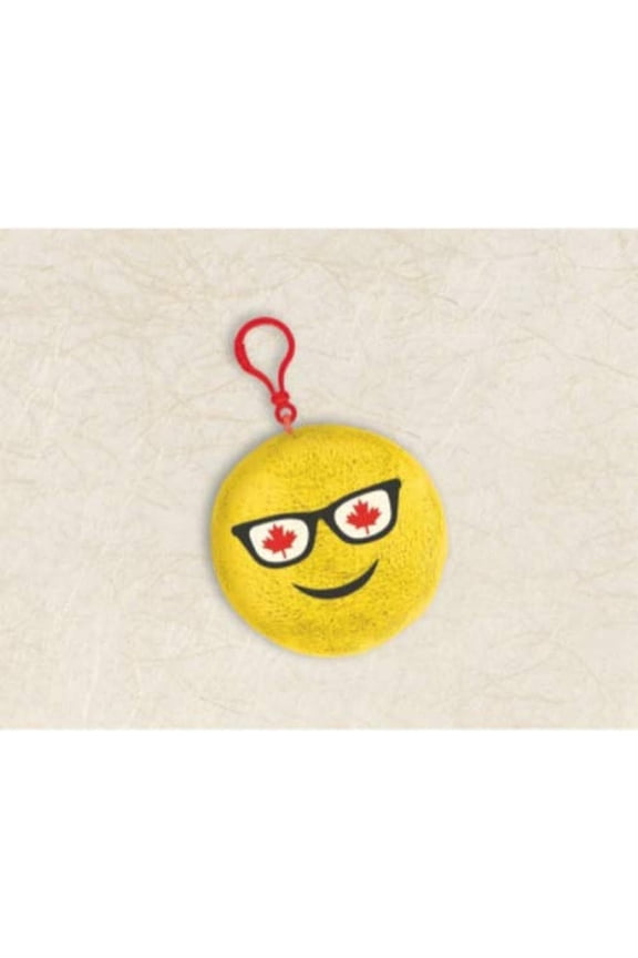 Canada Day Canadian Flag Holiday Theme Party Favor Emoji Keychain