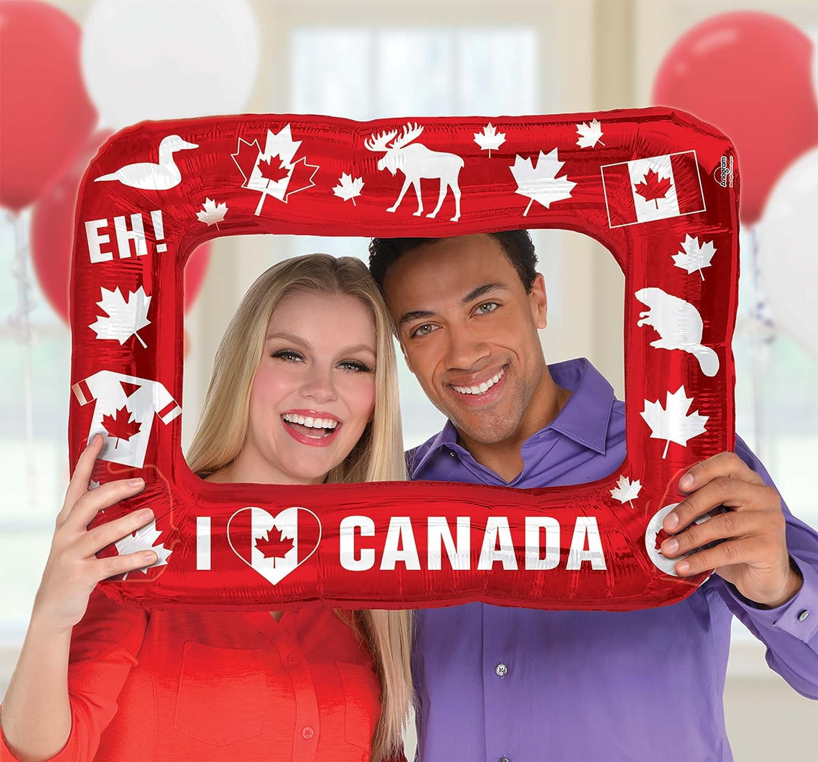 Canada Day Canadian Flag Maple Leaf Holiday Party Favor Inflatable ...