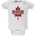 thumbnail image 1 of Canada Day Lumberjack Country Plaid Soft Baby One Piece White 9-12 M, 1 of 1