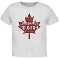 thumbnail image 1 of Canada Day Lumberjack Country Plaid Toddler T Shirt White 2T, 1 of 1