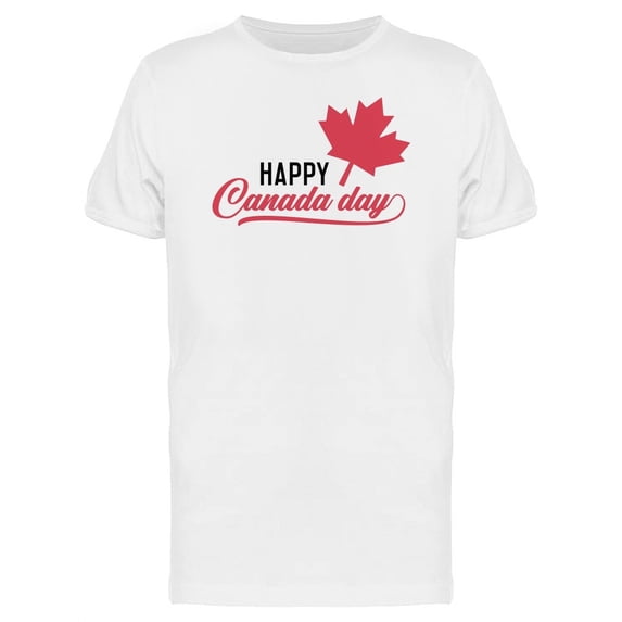 Canada Day Red Maple Leaf T-Shirt Men -Image by Shutterstock, Male Large
