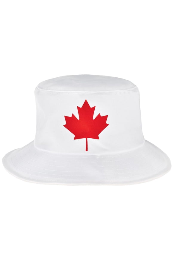 Canada Day White Bucket Hat