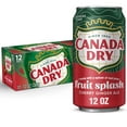 thumbnail image 1 of Canada Dry Caffeine Free Fruit Splash Cherry Ginger Ale Soda Pop, 12 fl oz, 12 Pack Cans, 1 of 9