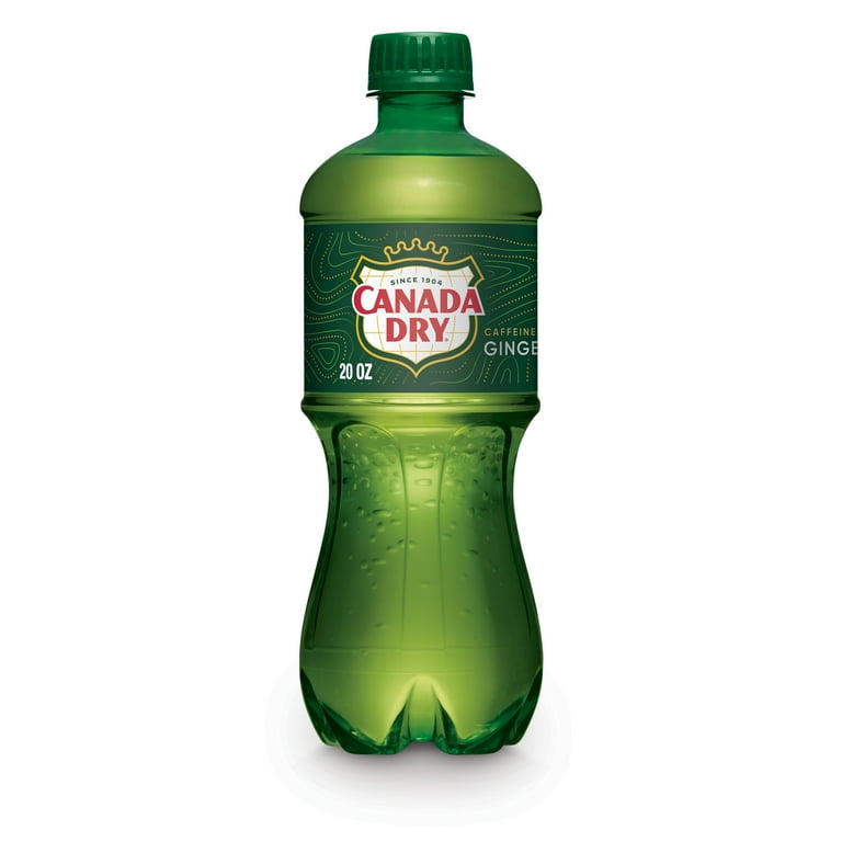 Canada Dry Caffeine Free Ginger Ale Soda Pop, 20 fl oz, Bottle
