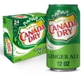 thumbnail image 1 of Canada Dry Caffeine Free Ginger Ale Soda Pop, 12 fl oz, 24 Pack Cans, 1 of 7